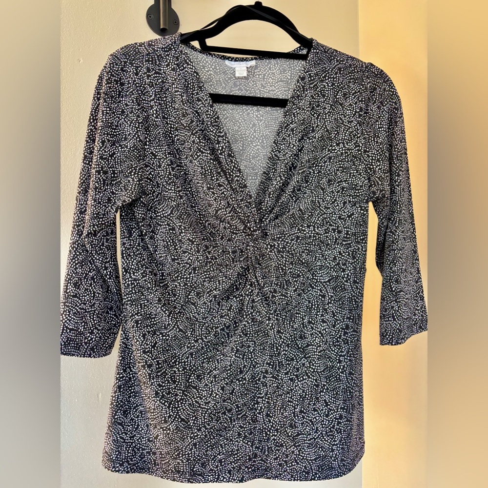 Women’s charter club 3/4 sleeve women’s top S